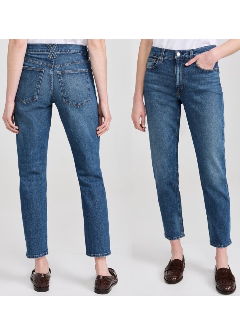Alex Mill Amber Slim Jeans in Vintage Dark Indigo
